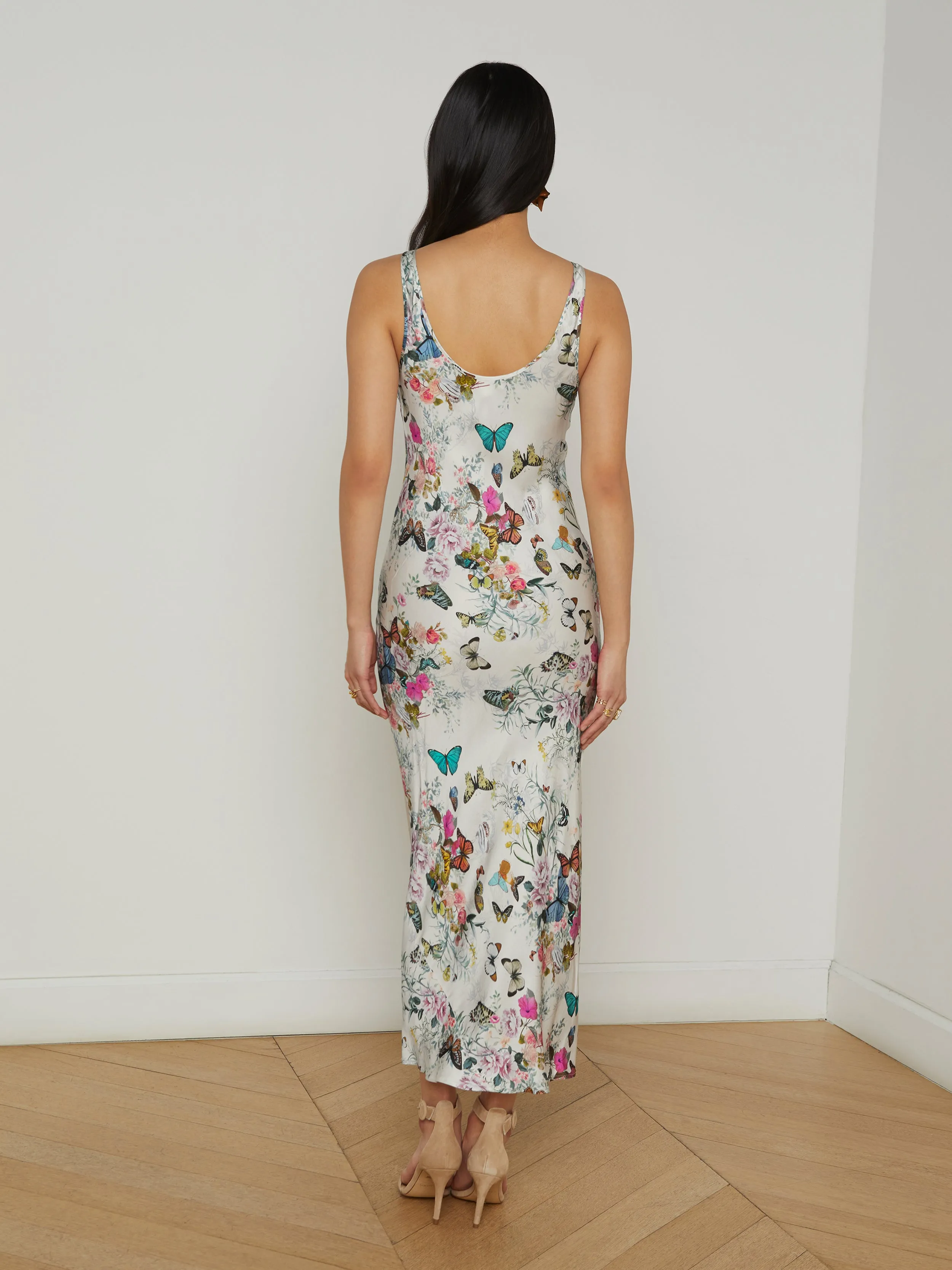 Akiya Satin Maxi Dress