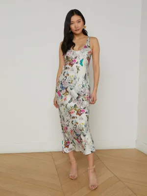 Akiya Satin Maxi Dress