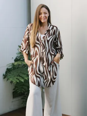 ANIMAL BREEZE BLOUSE