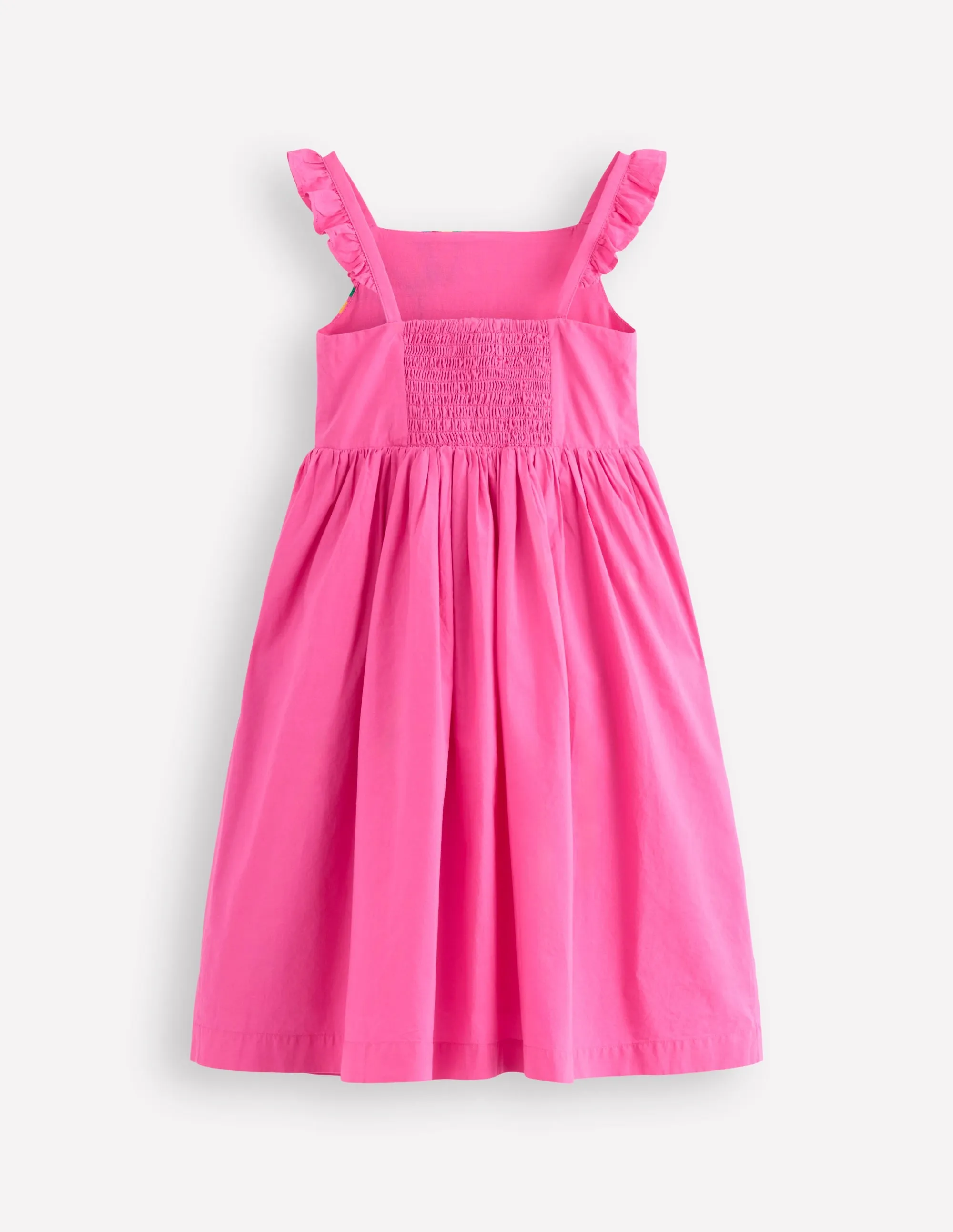 Annalisa Appliqué Sundress-Sorbet Pink Birds