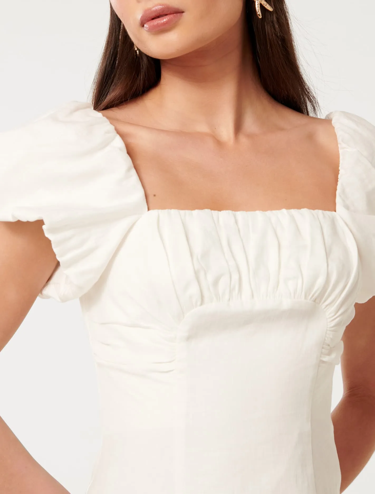 Aspen Ruched Mini Dress