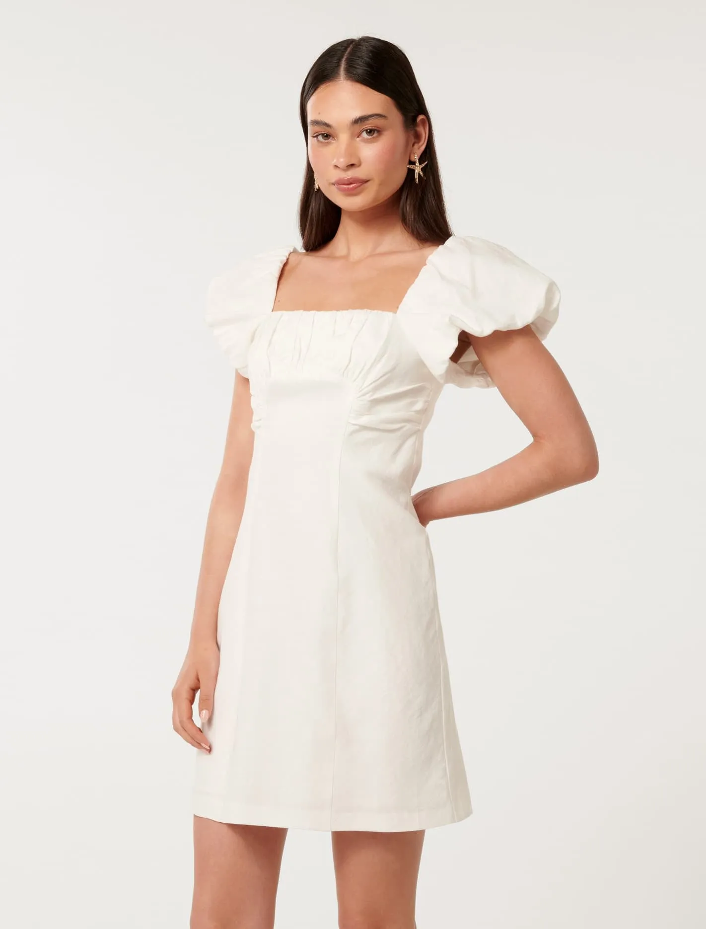 Aspen Ruched Mini Dress