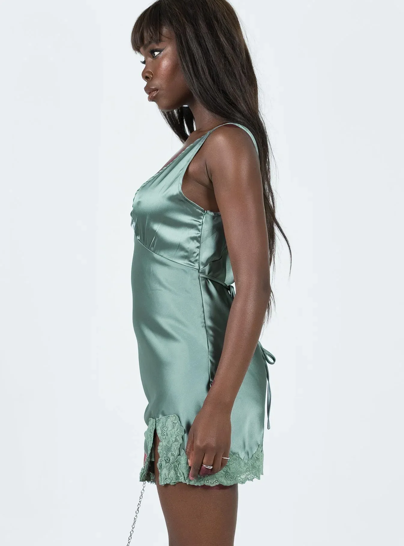 Athenia Mini Dress Green