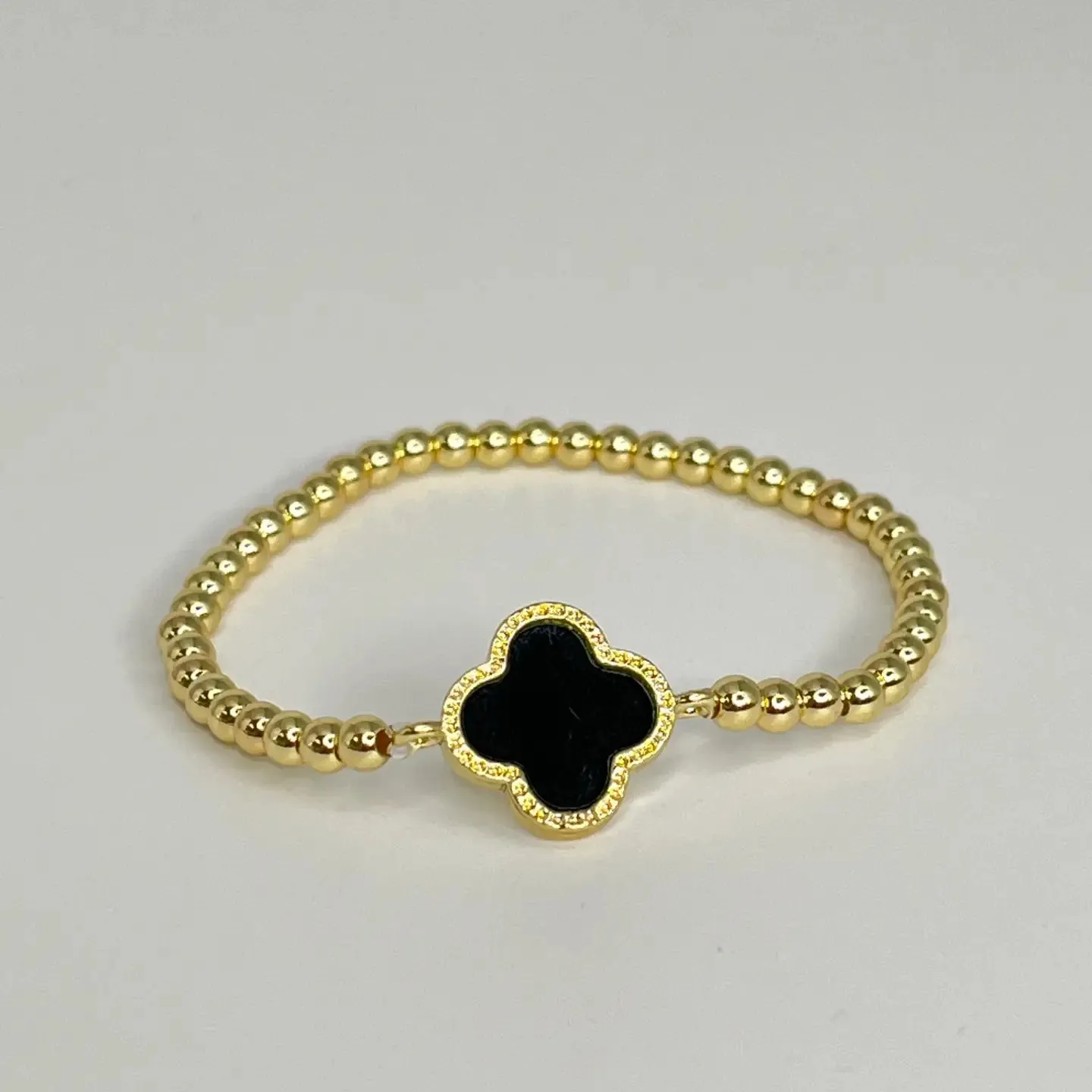 Beaded Clover Bracelet