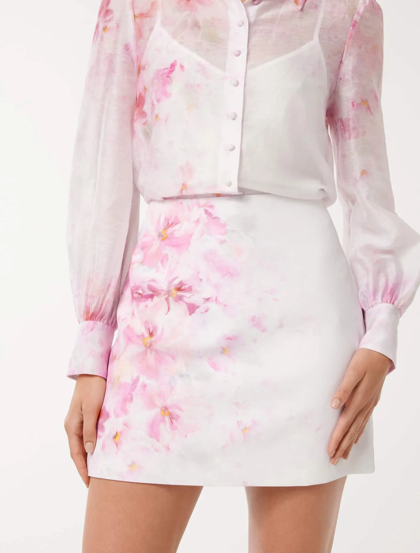 Blossom A-Line Mini Skirt