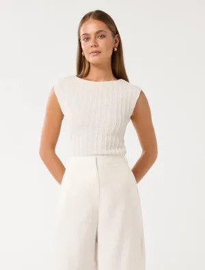 Carson Textured Top