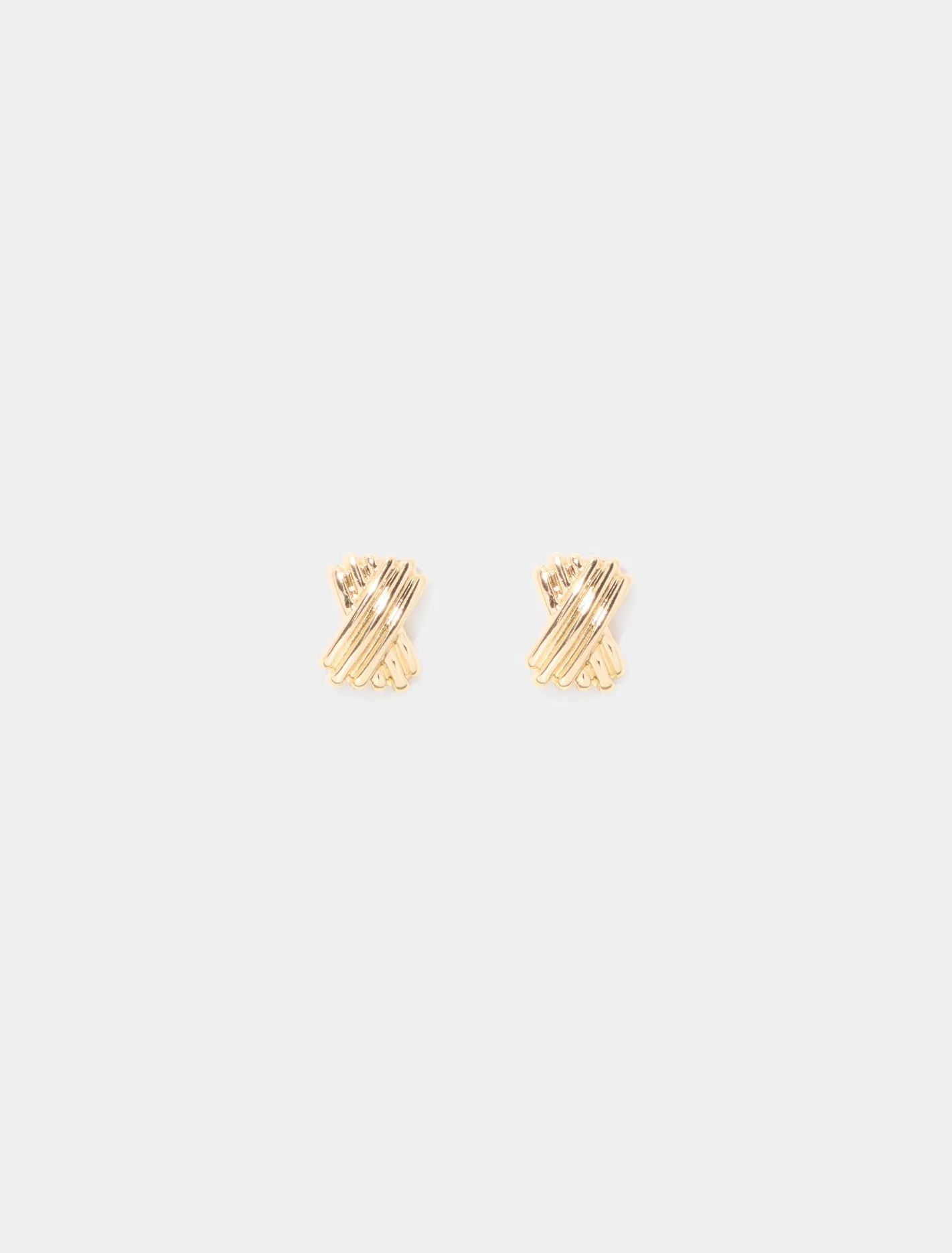 Celestia Criss Cross Stud Earrings