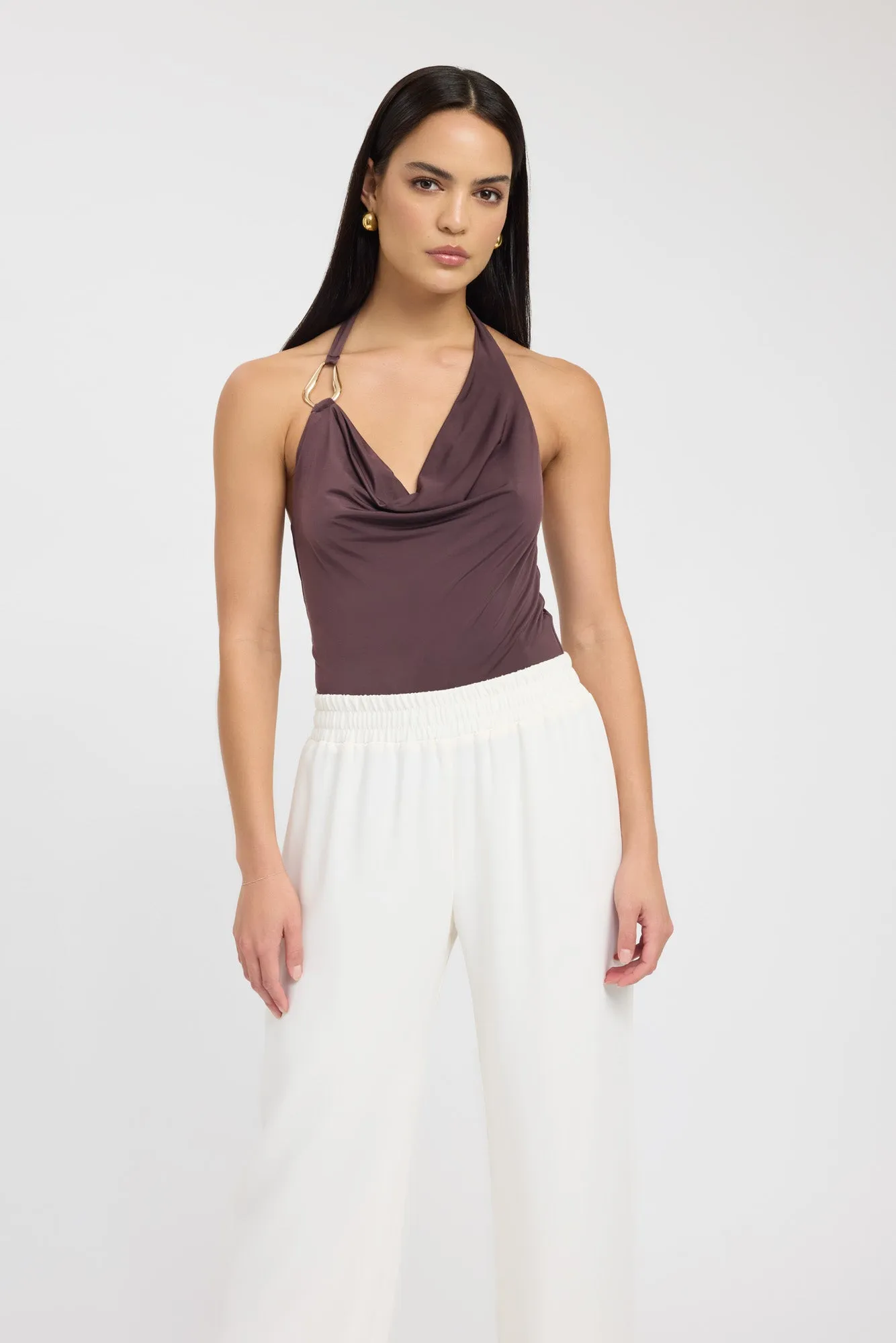 Char Cowl Top