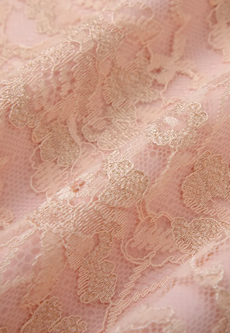 Cheung Sham Style Embellished Lace Dress
