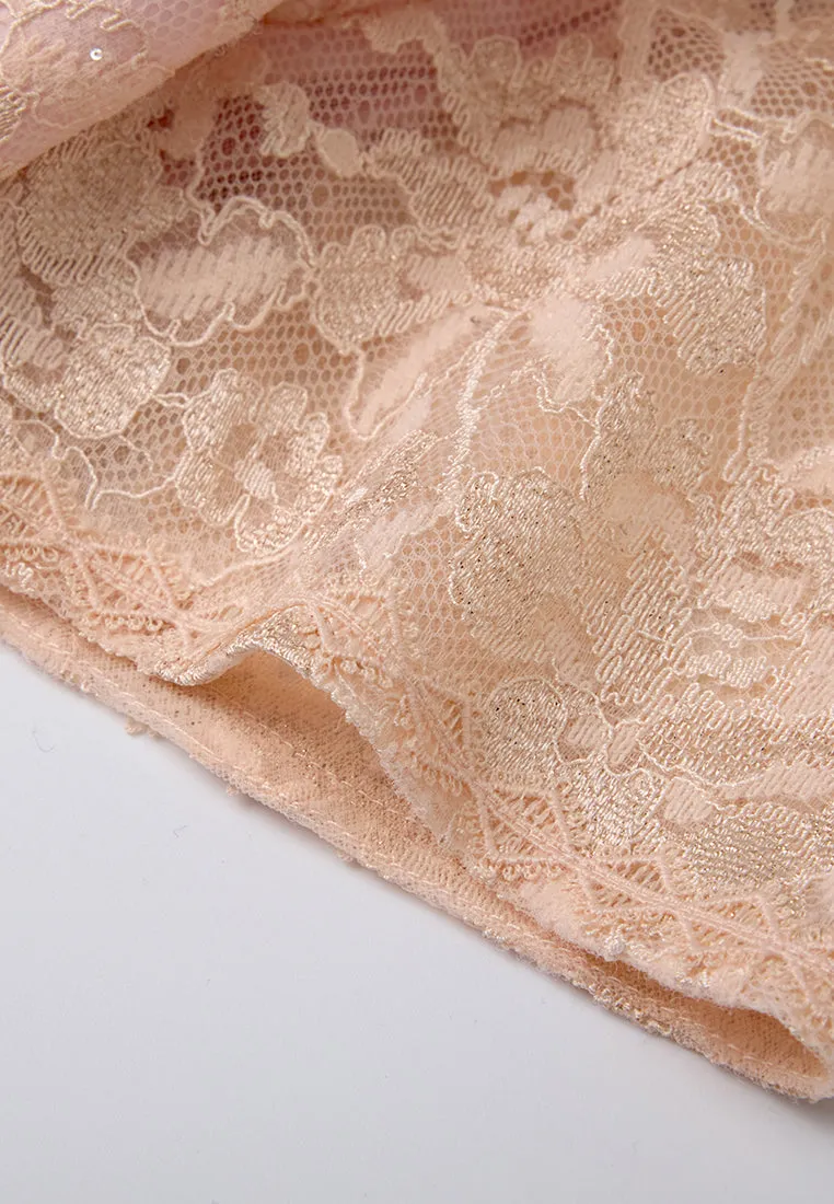 Cheung Sham Style Embellished Lace Dress