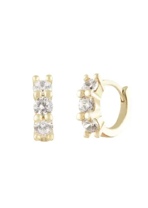 Éclat Hoops - Gold Vermeil