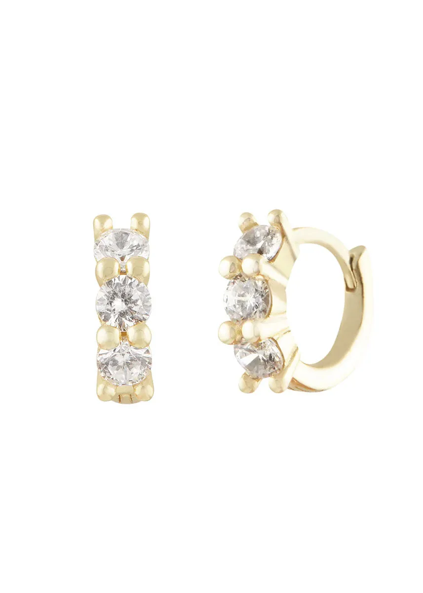 Éclat Hoops - Gold Vermeil