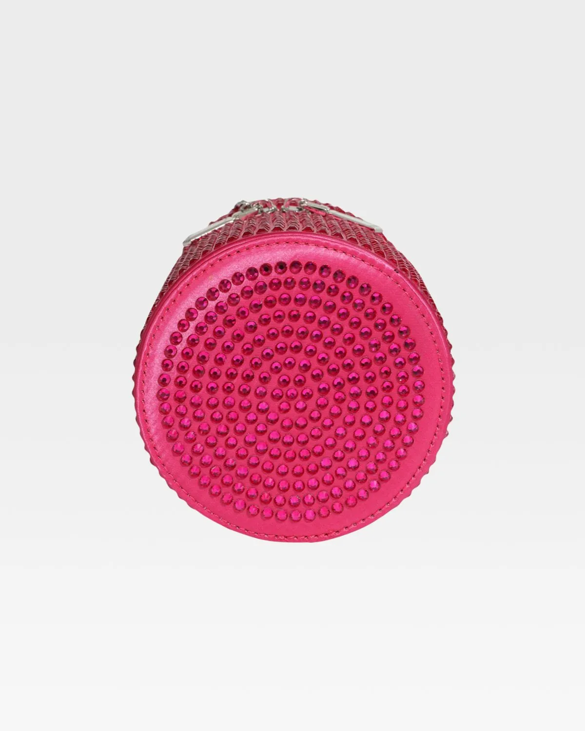 Crystal Mini Barrel Bag in Pink