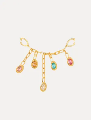 Crystal O Bag Charm
