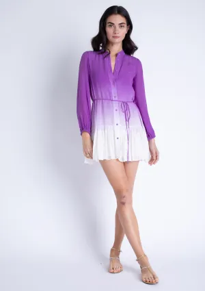 Dana Lavender Ombre Mini Dress