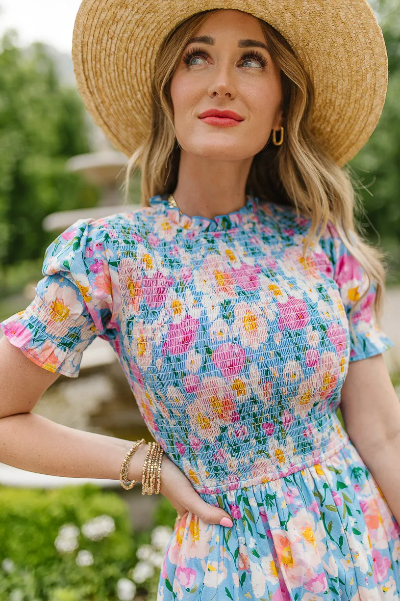 Delia Dress in Blue