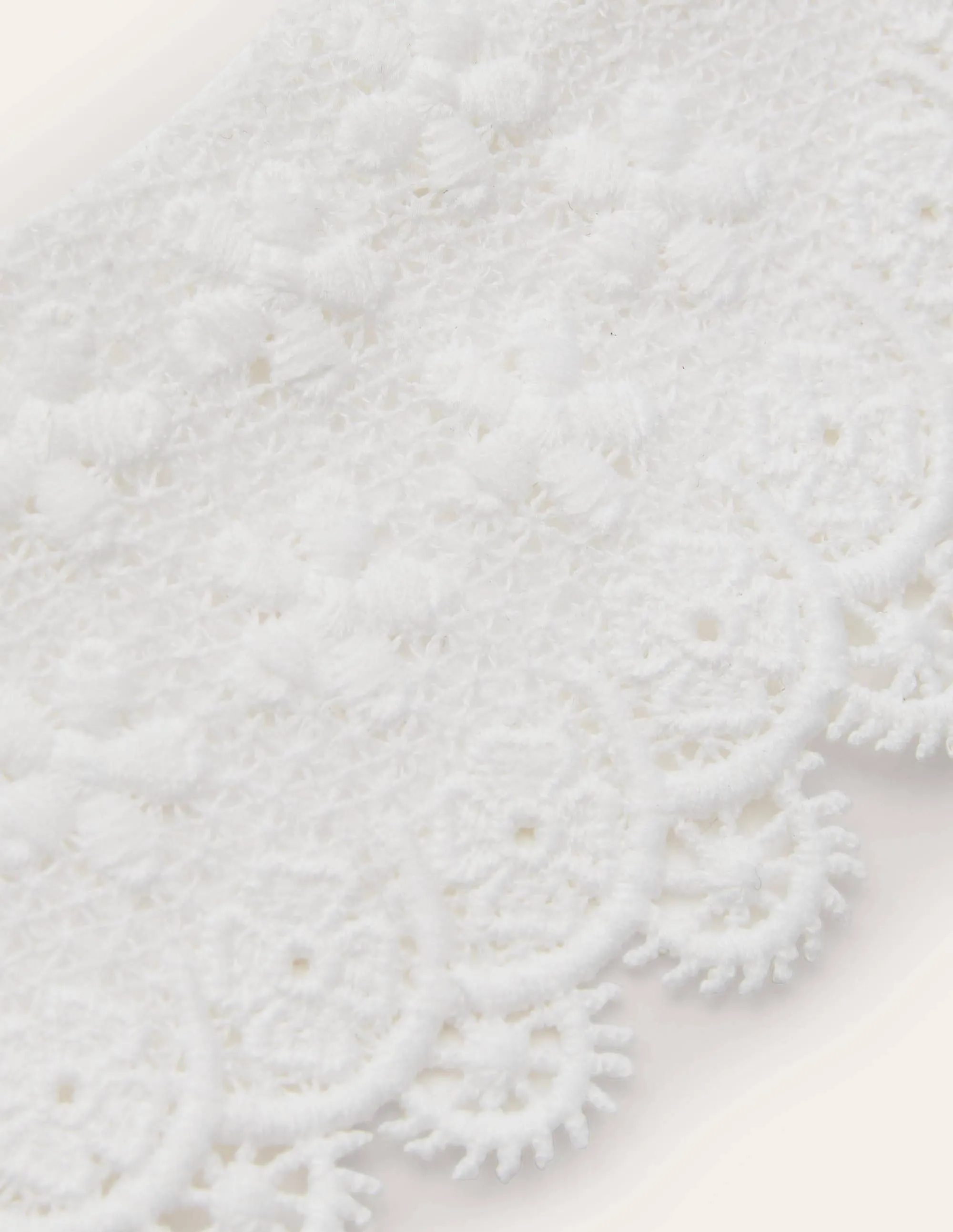Detachable Lace Collar-White
