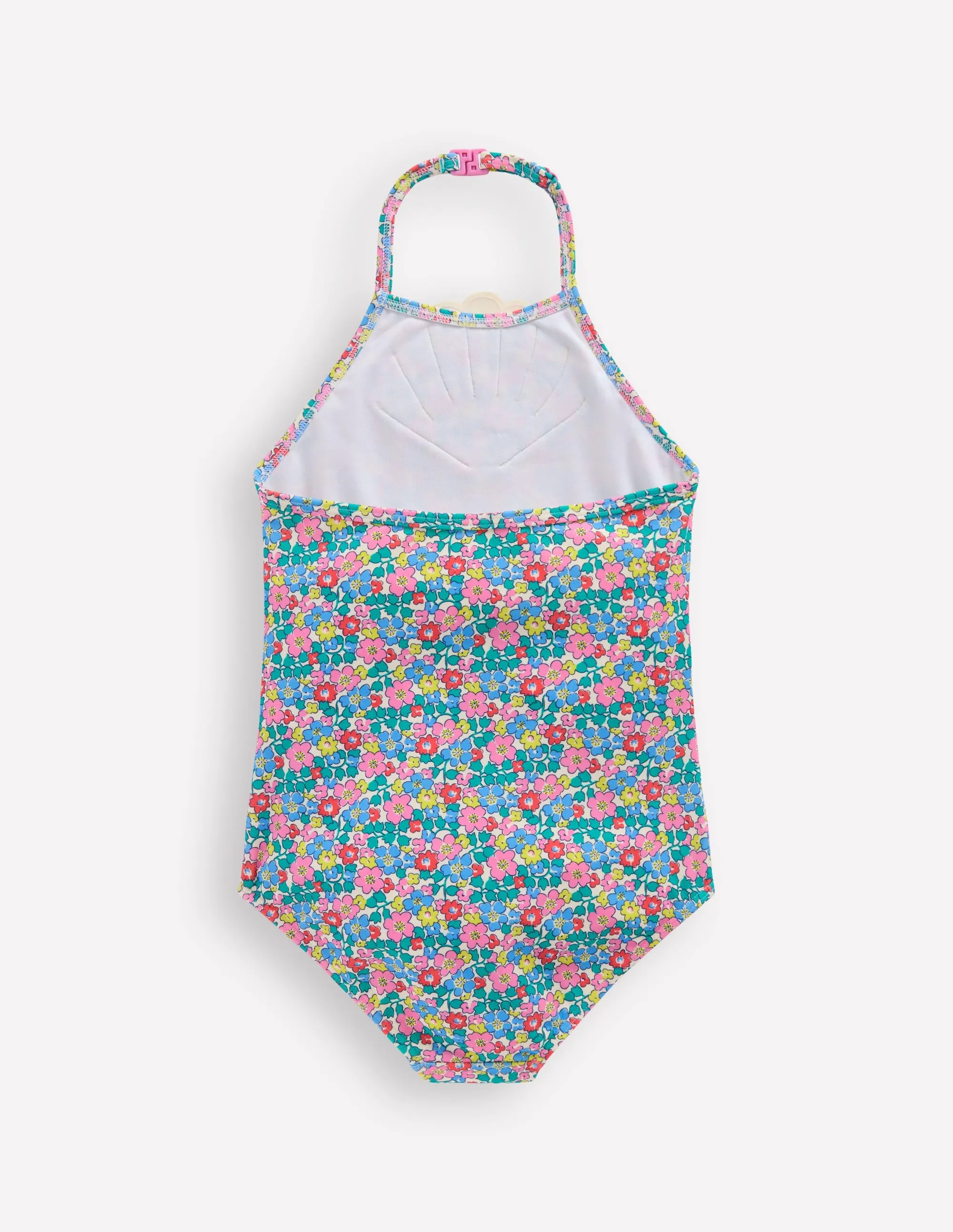Ellery Fun Logo Swimsuit-Multi Flowerbed Shell