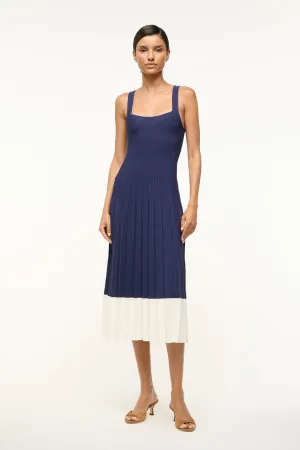 ELLISON DRESS | NAVY WHITE