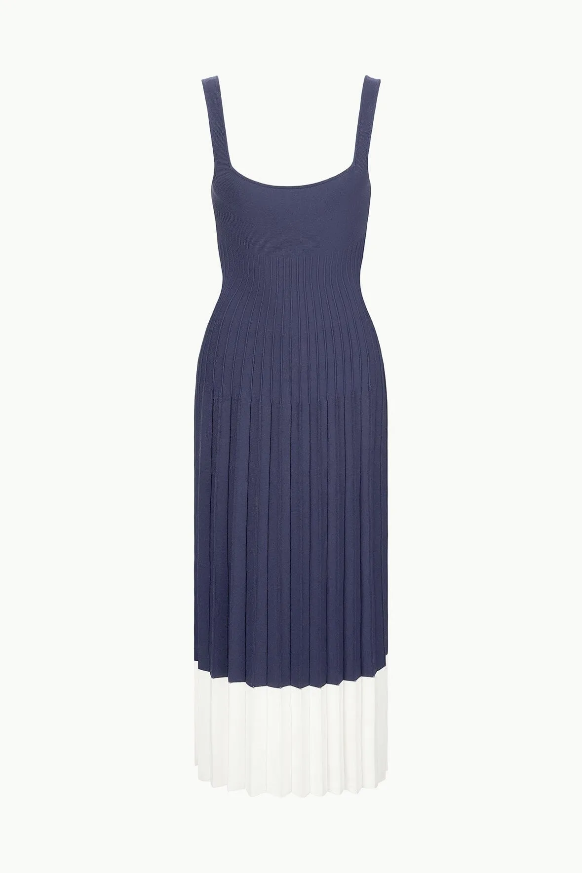 ELLISON DRESS | NAVY WHITE