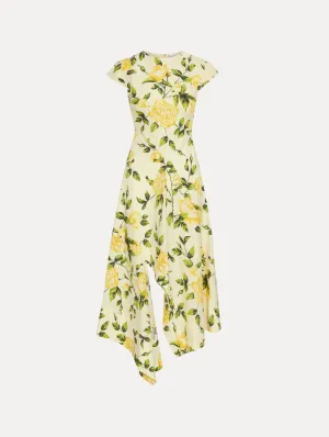 English Rose Asymmetrical Dress