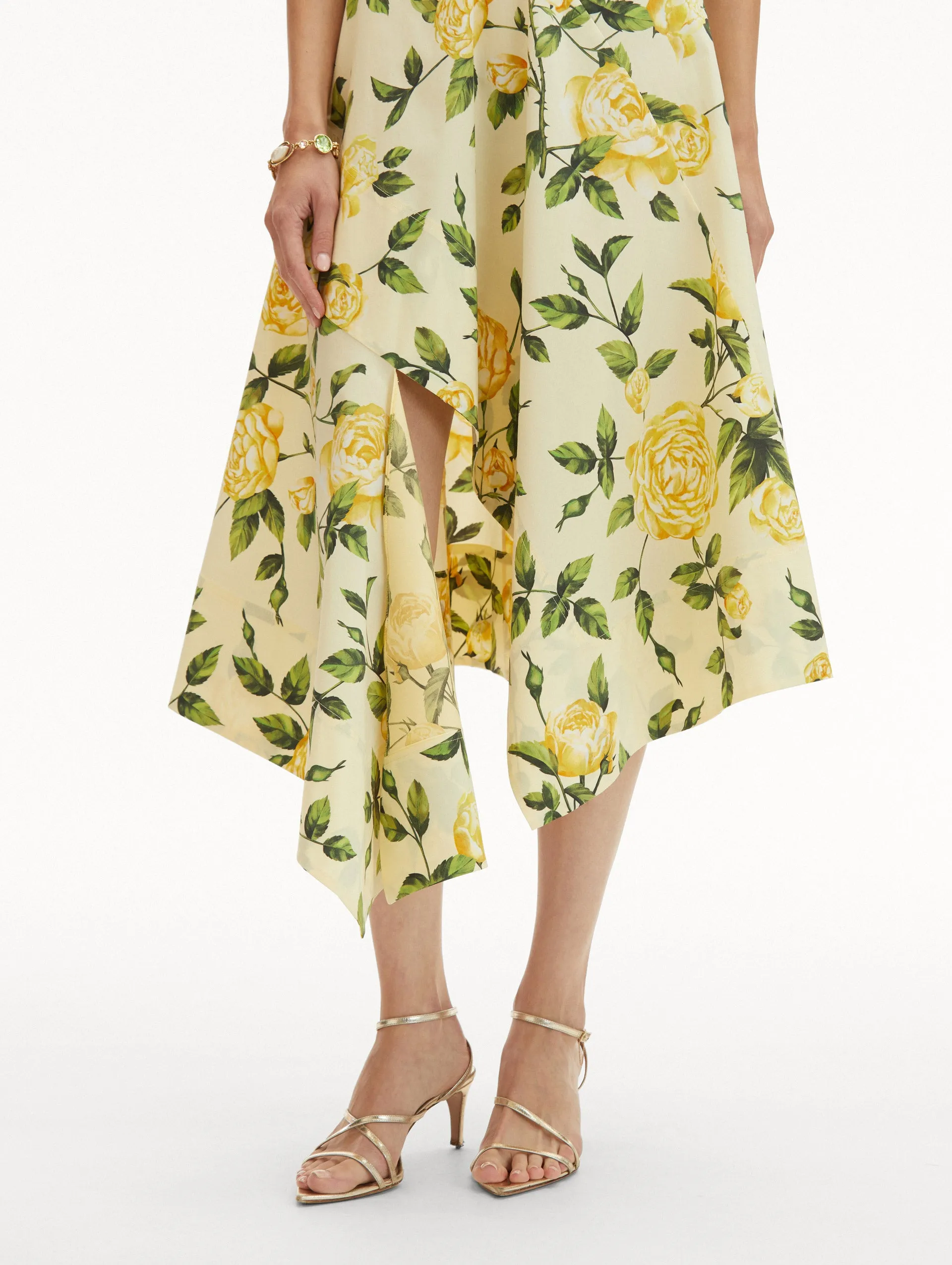 English Rose Asymmetrical Dress