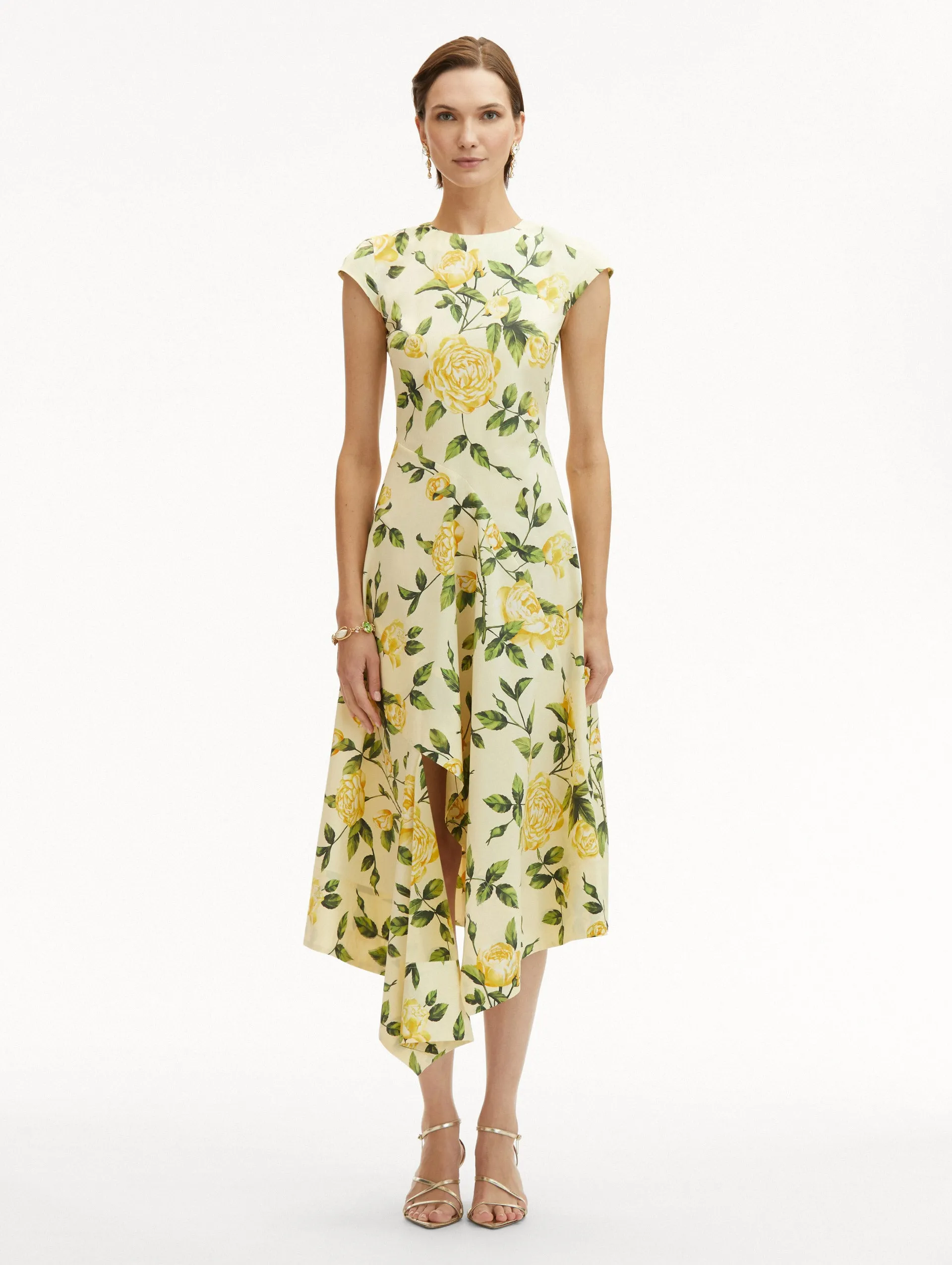 English Rose Asymmetrical Dress