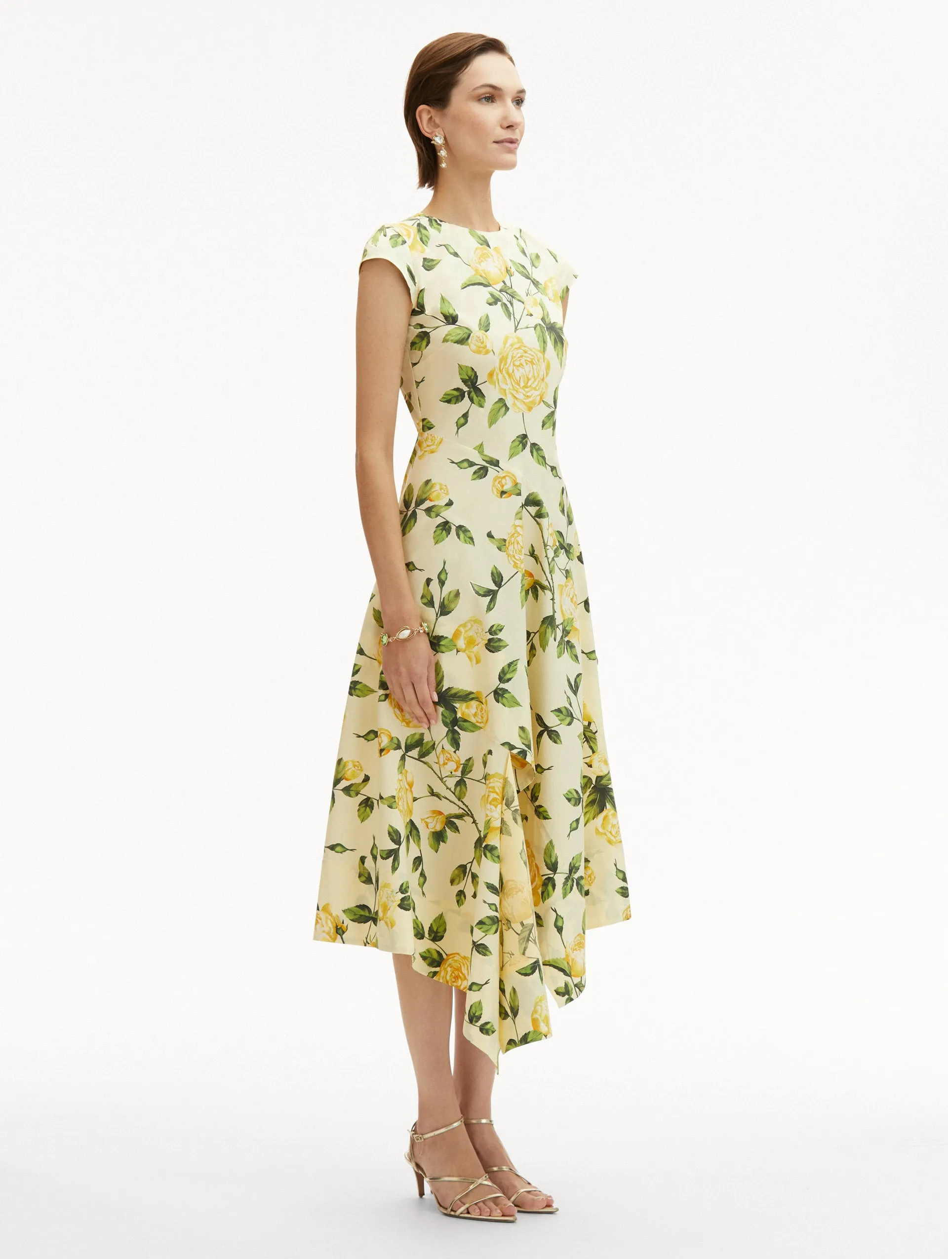 English Rose Asymmetrical Dress