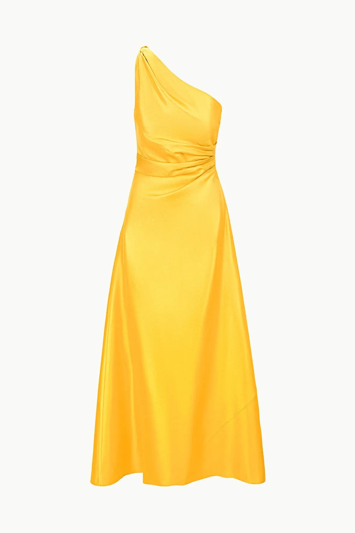 ESTE SILK DRESS | SUNSET GOLD