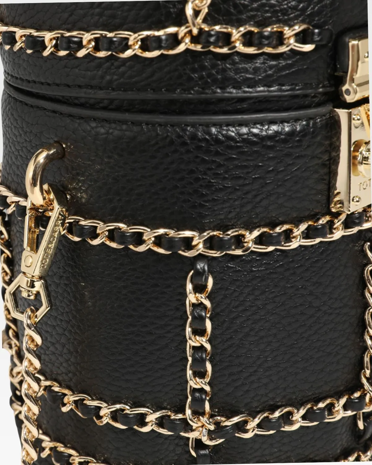 Evening Mini Barrel Bag in Black