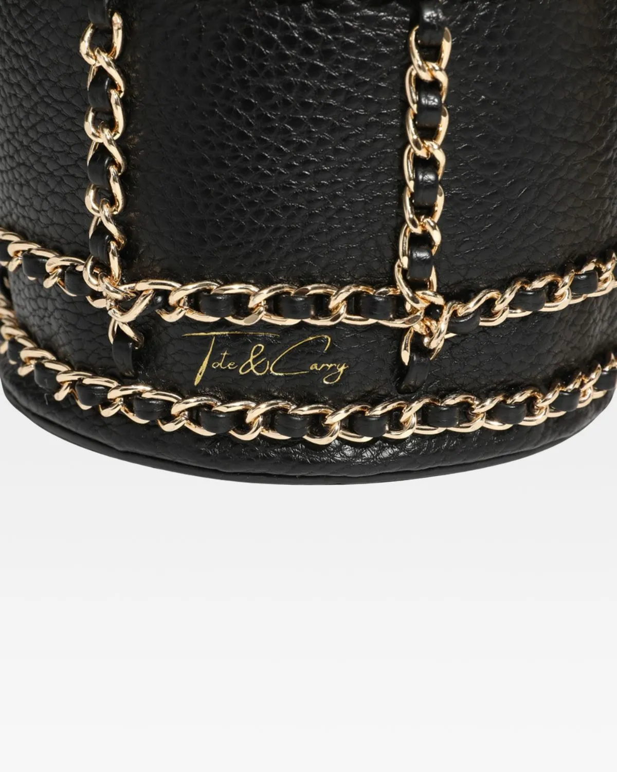 Evening Mini Barrel Bag in Black