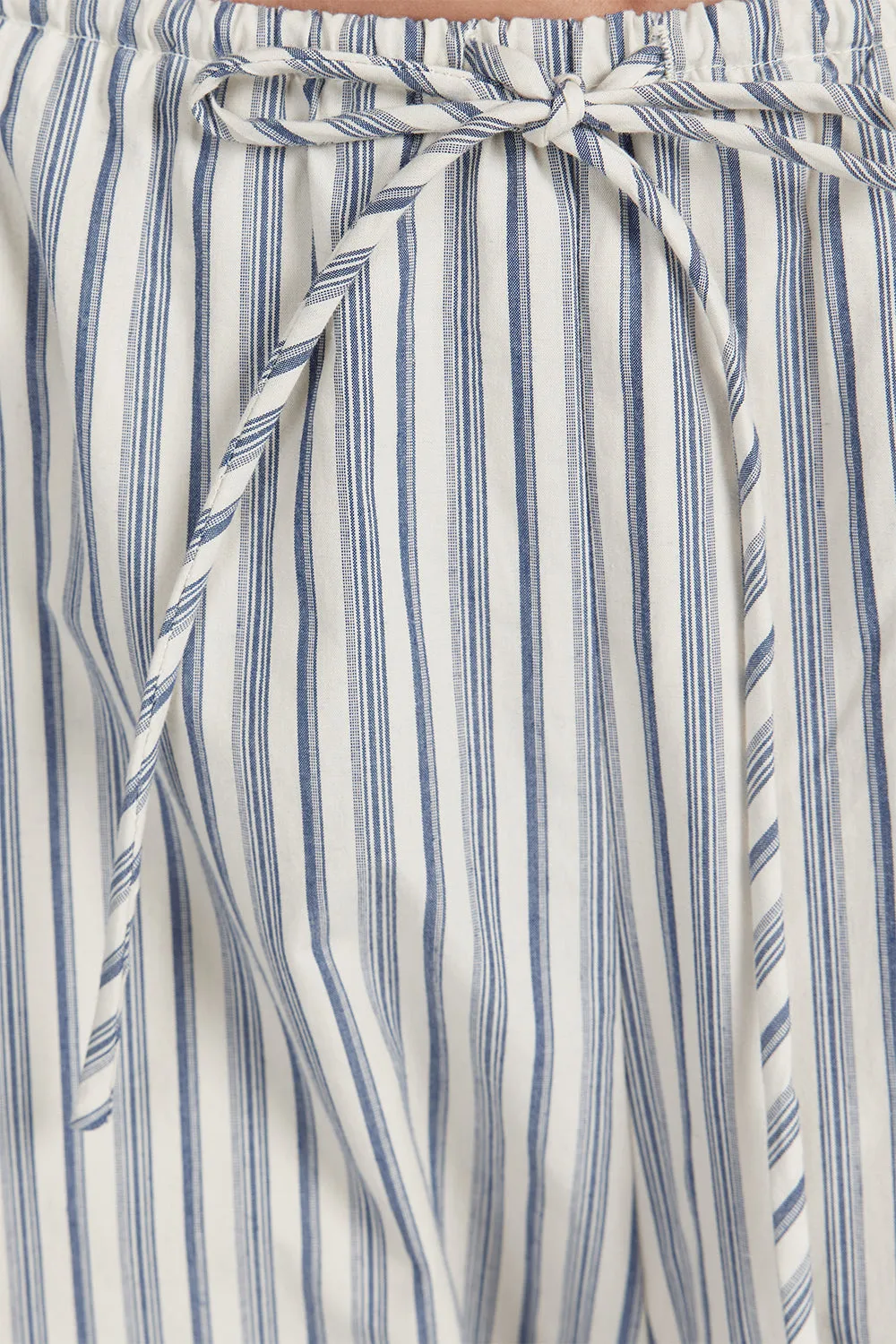 EZRA BLUE STRIPE DRAWSTRING PANT