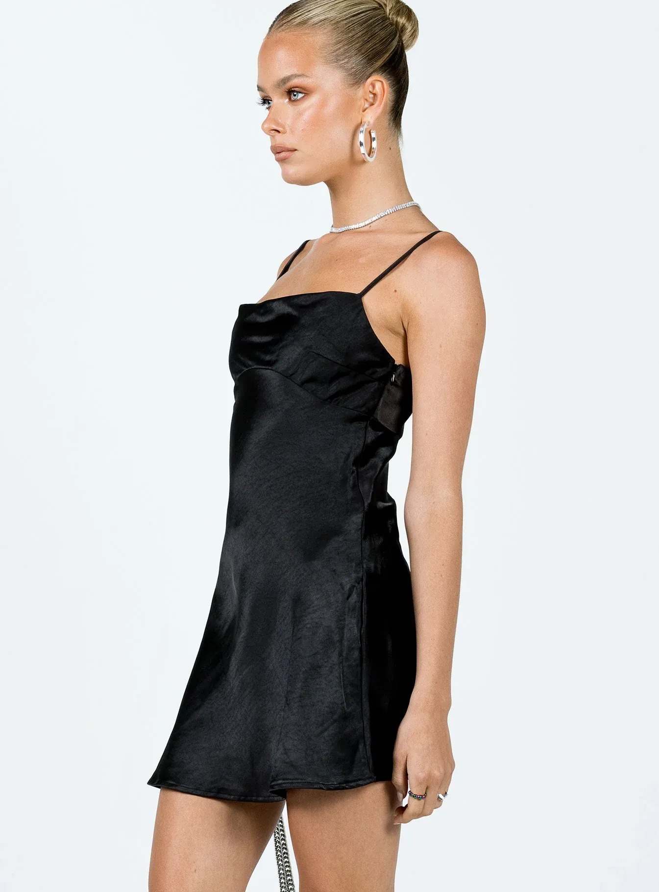 Fiery Feelings Mini Dress Black