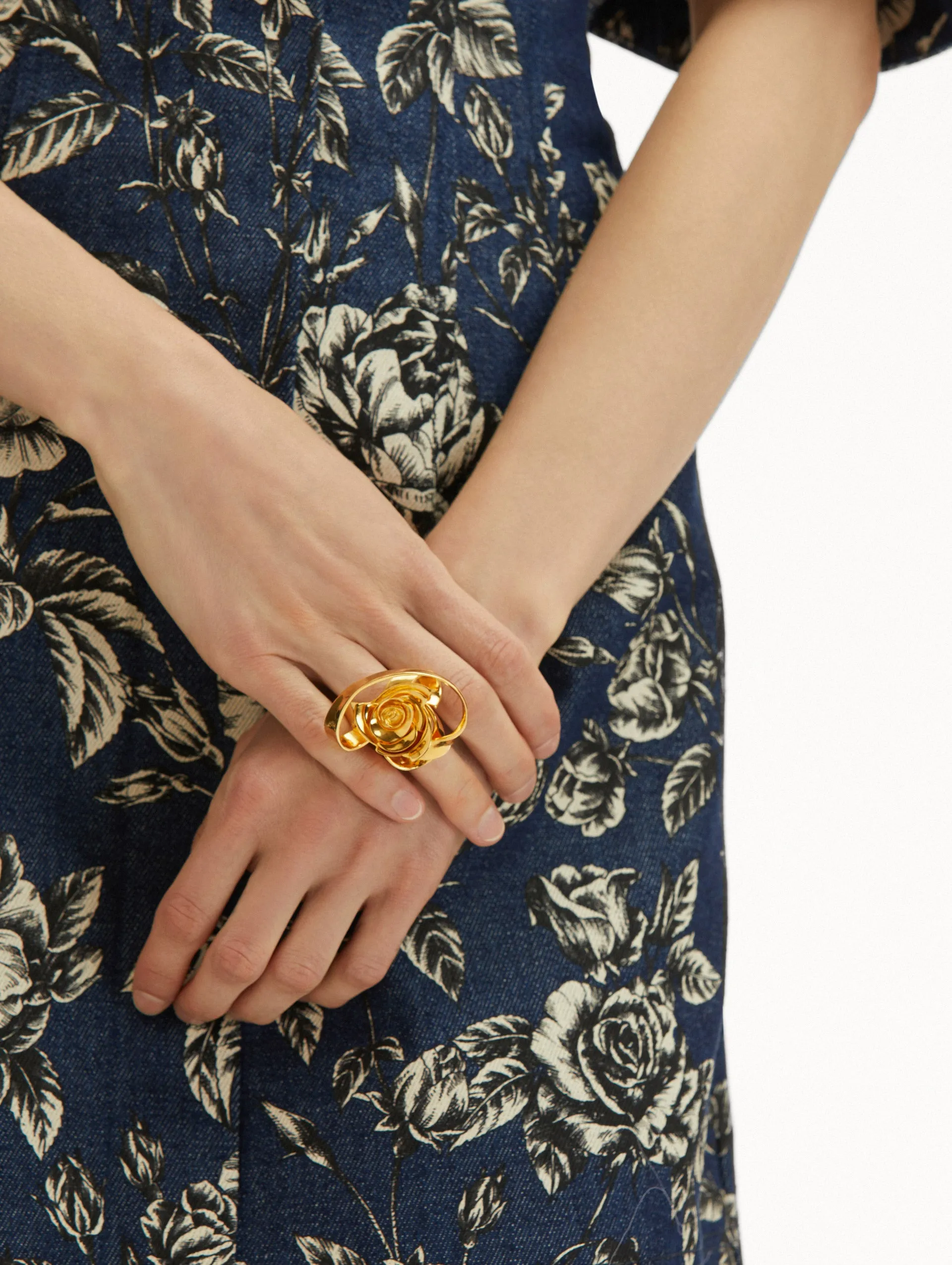 Geometric Rose Ring