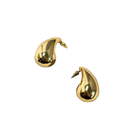 Gold Teardrop Earrings