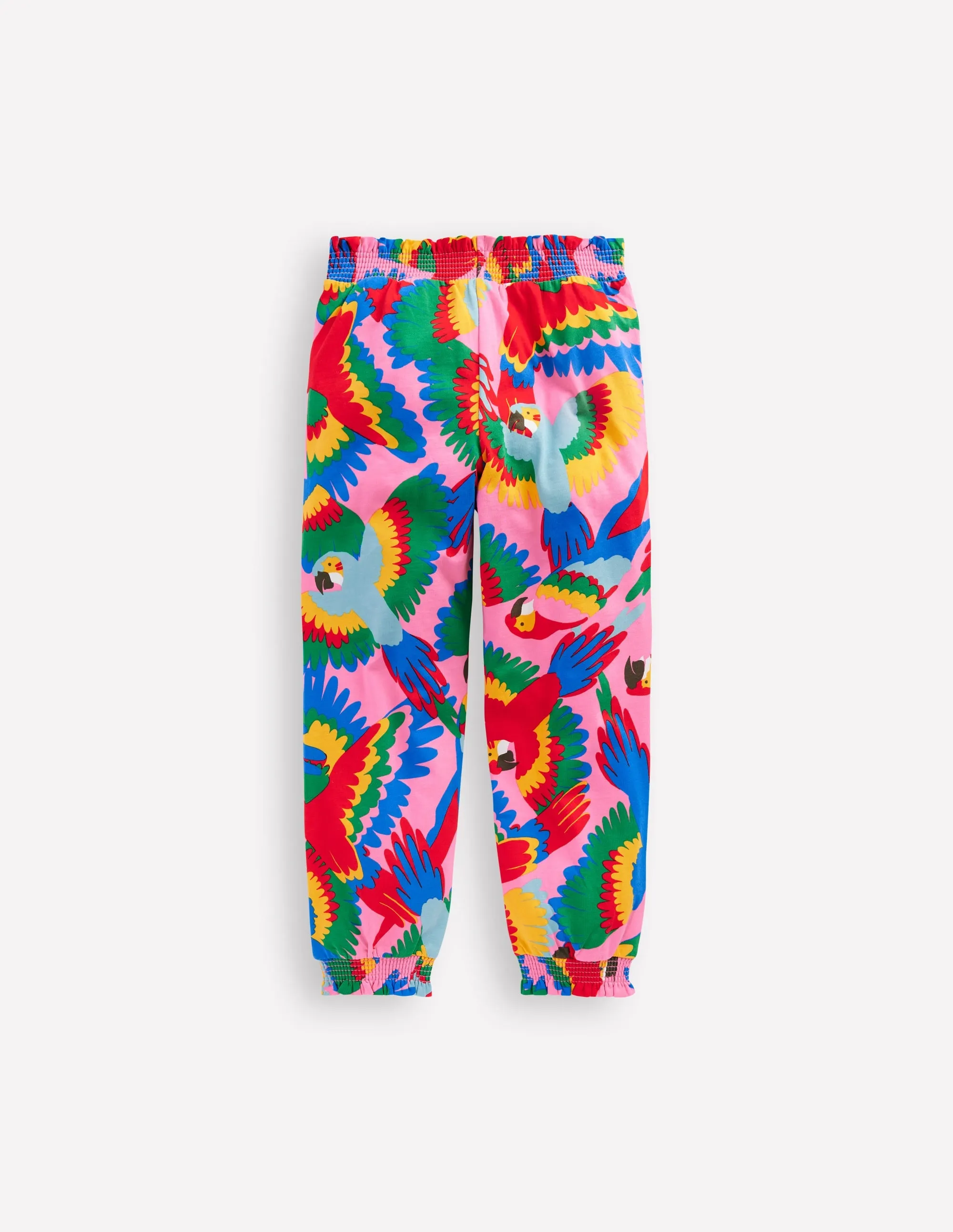Holiday Trousers-Multi Rainbow Parrot