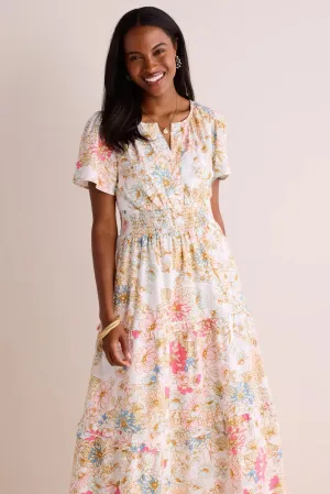 Isabella Dress- Pink & Blue Floral