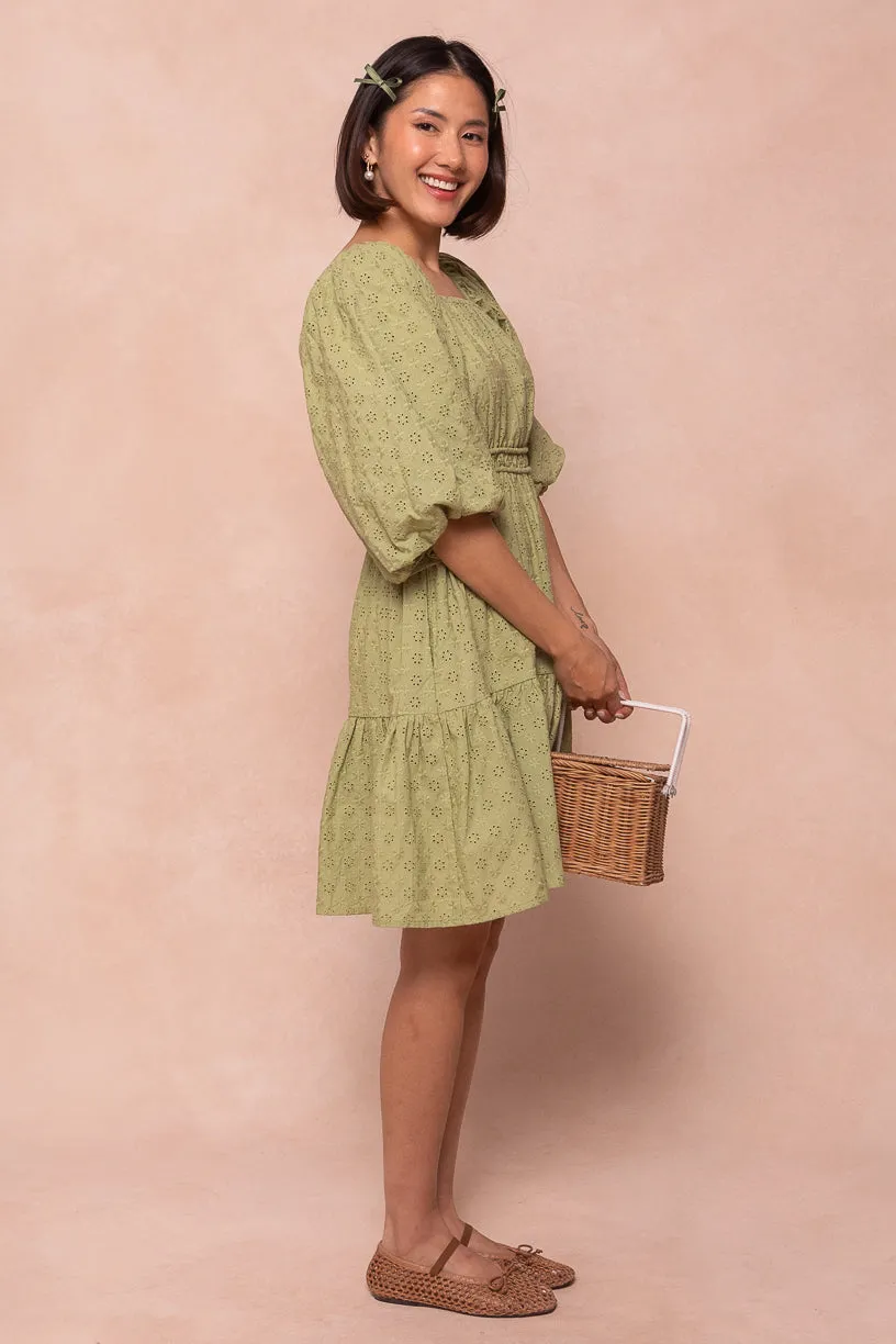Kinsey Dress in Green - FINAL SALE
