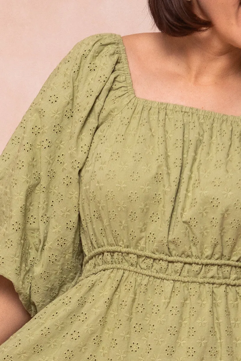 Kinsey Dress in Green - FINAL SALE