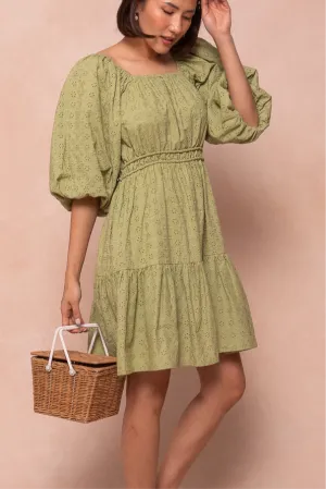 Kinsey Dress in Green - FINAL SALE