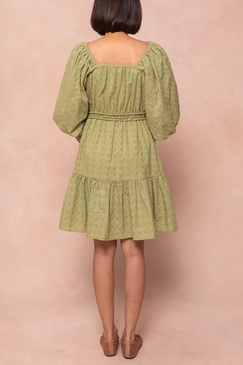 Kinsey Dress in Green - FINAL SALE