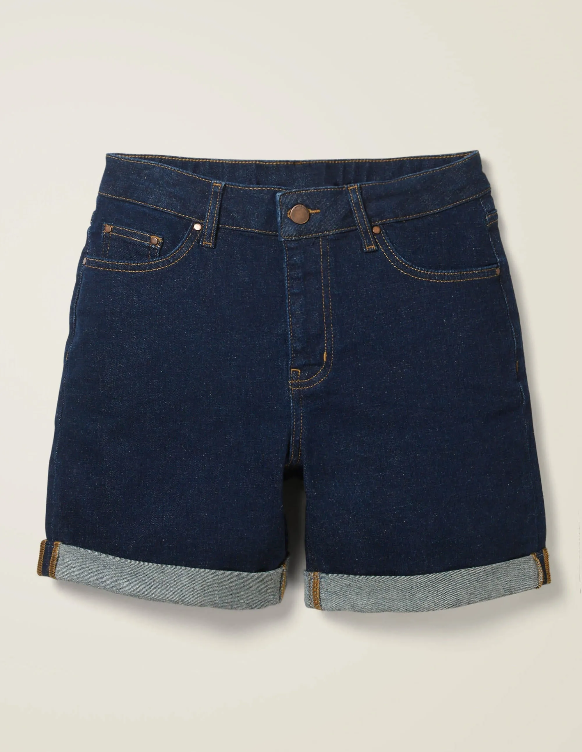 Kynance Denim Shorts-Indigo