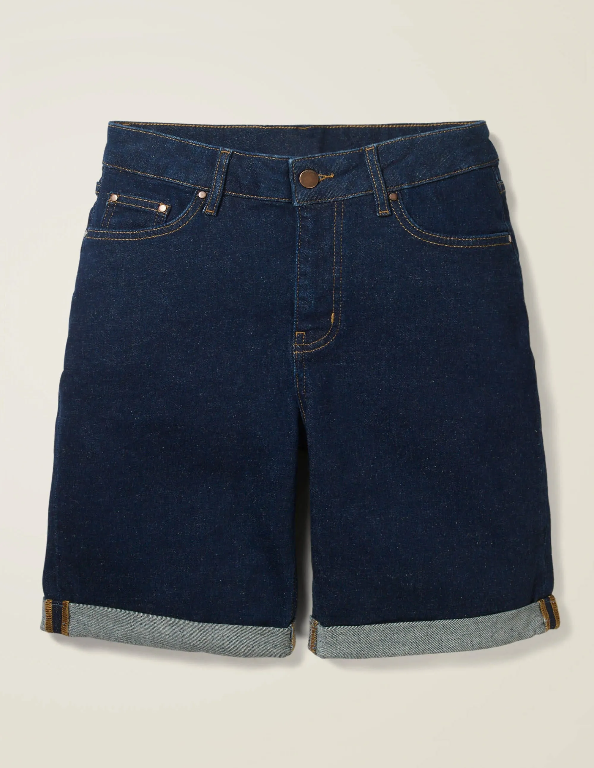Kynance Denim Shorts-Indigo
