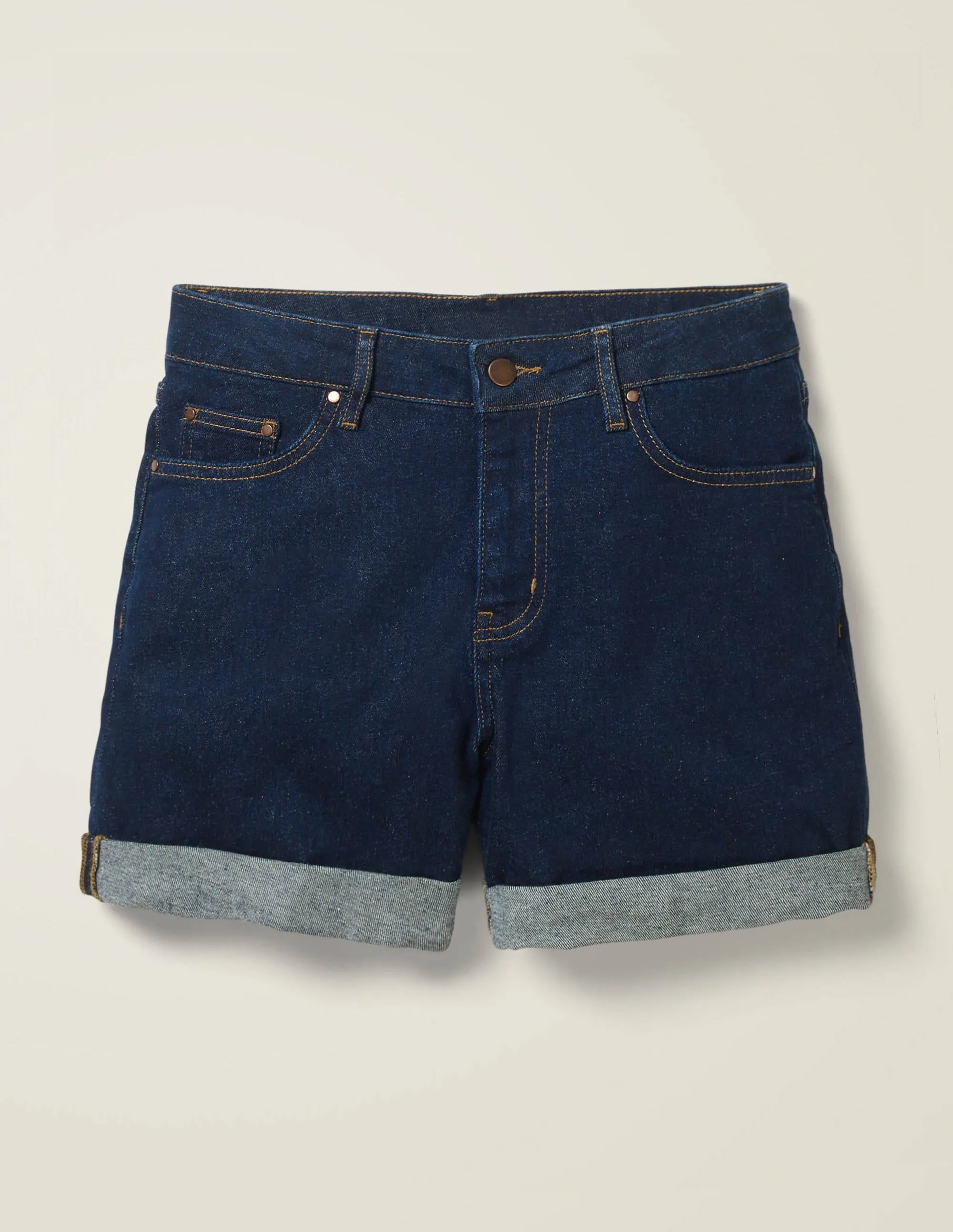 Kynance Denim Shorts-Indigo