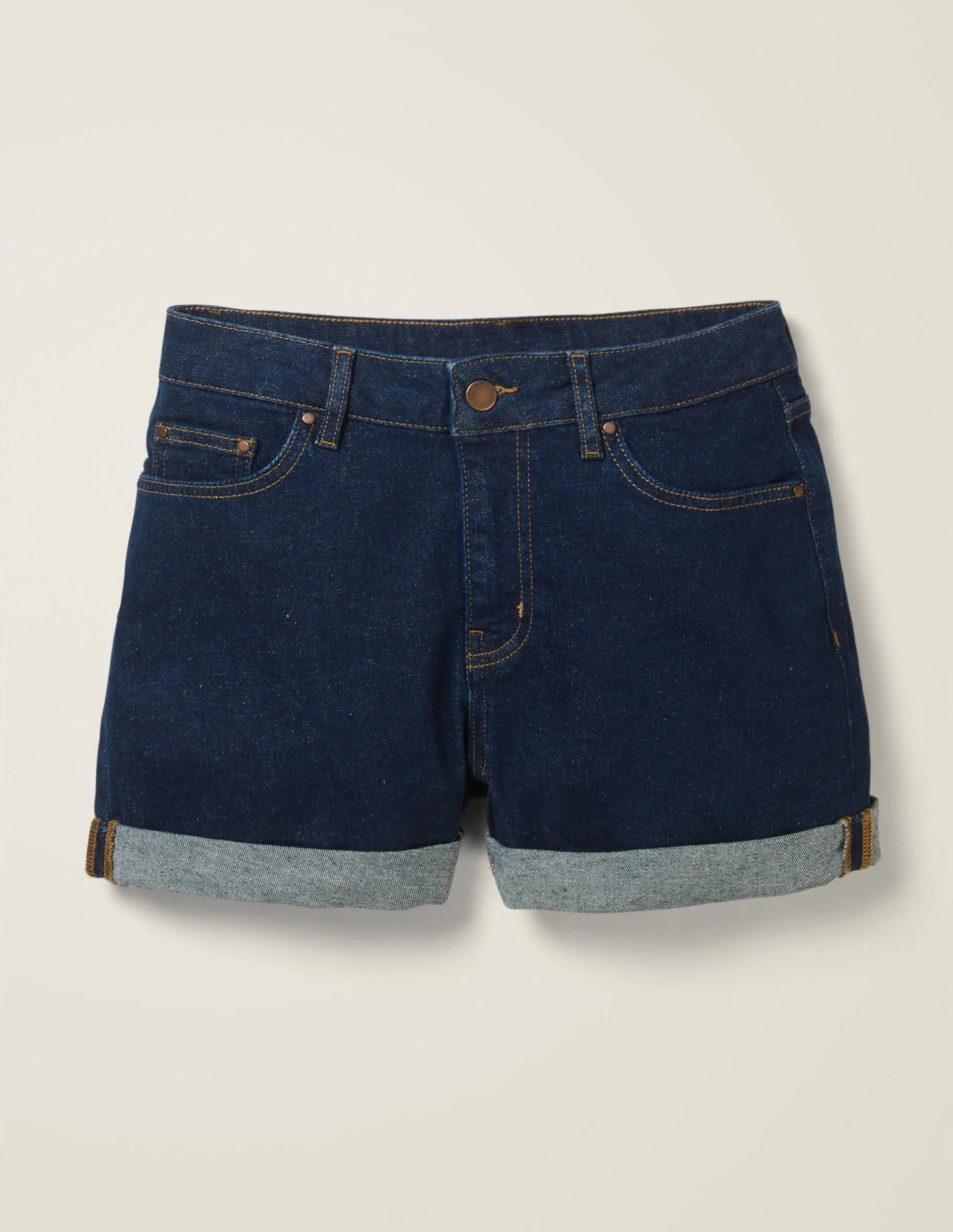 Kynance Denim Shorts-Indigo