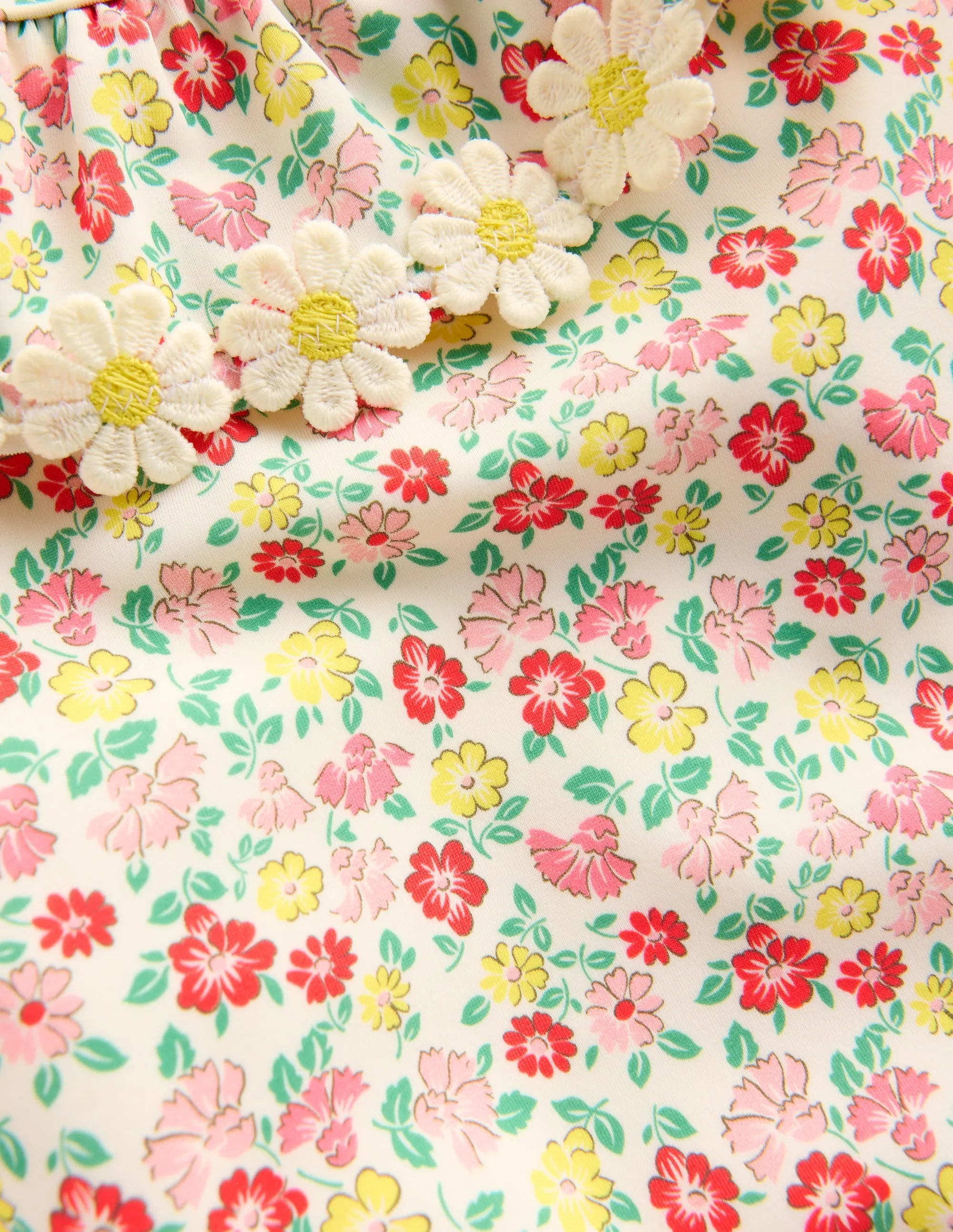 Lila One Shoulder Swimsuit-Multi Summer Flowerbed