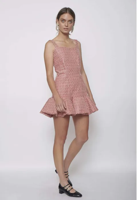 Linen Poplin Mini Dress