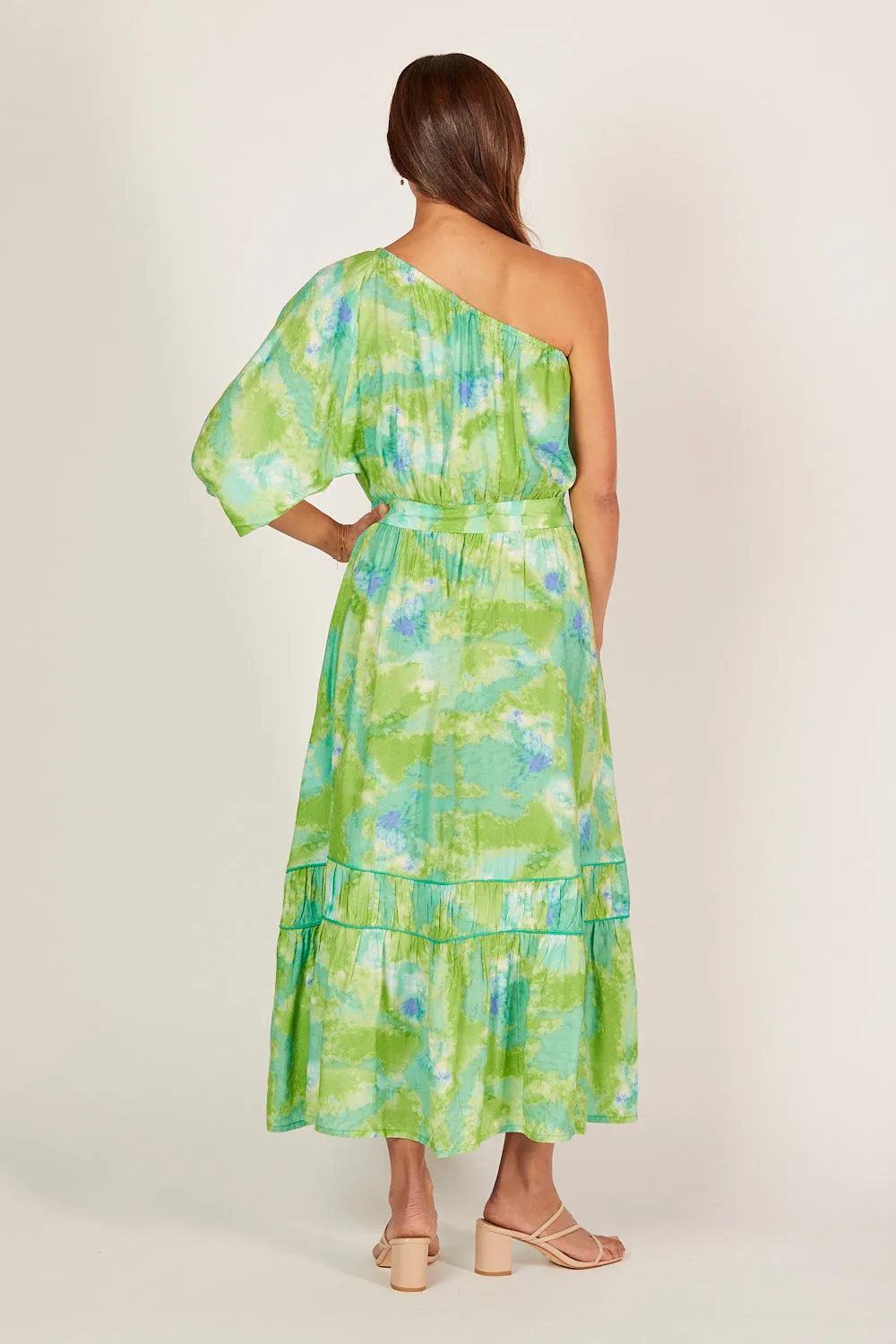 Lou Lou One Shoulder Dress in Lakehouse
