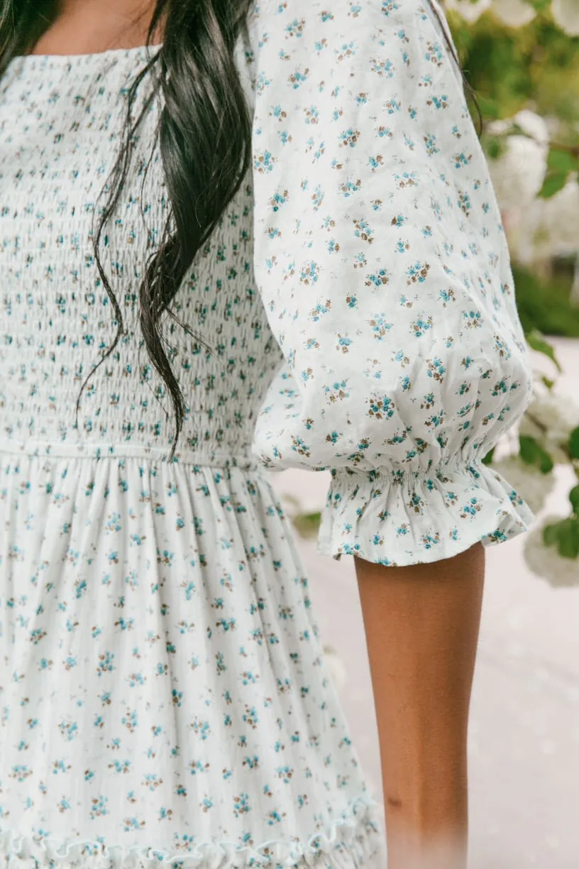 Madeline Dress in Blue