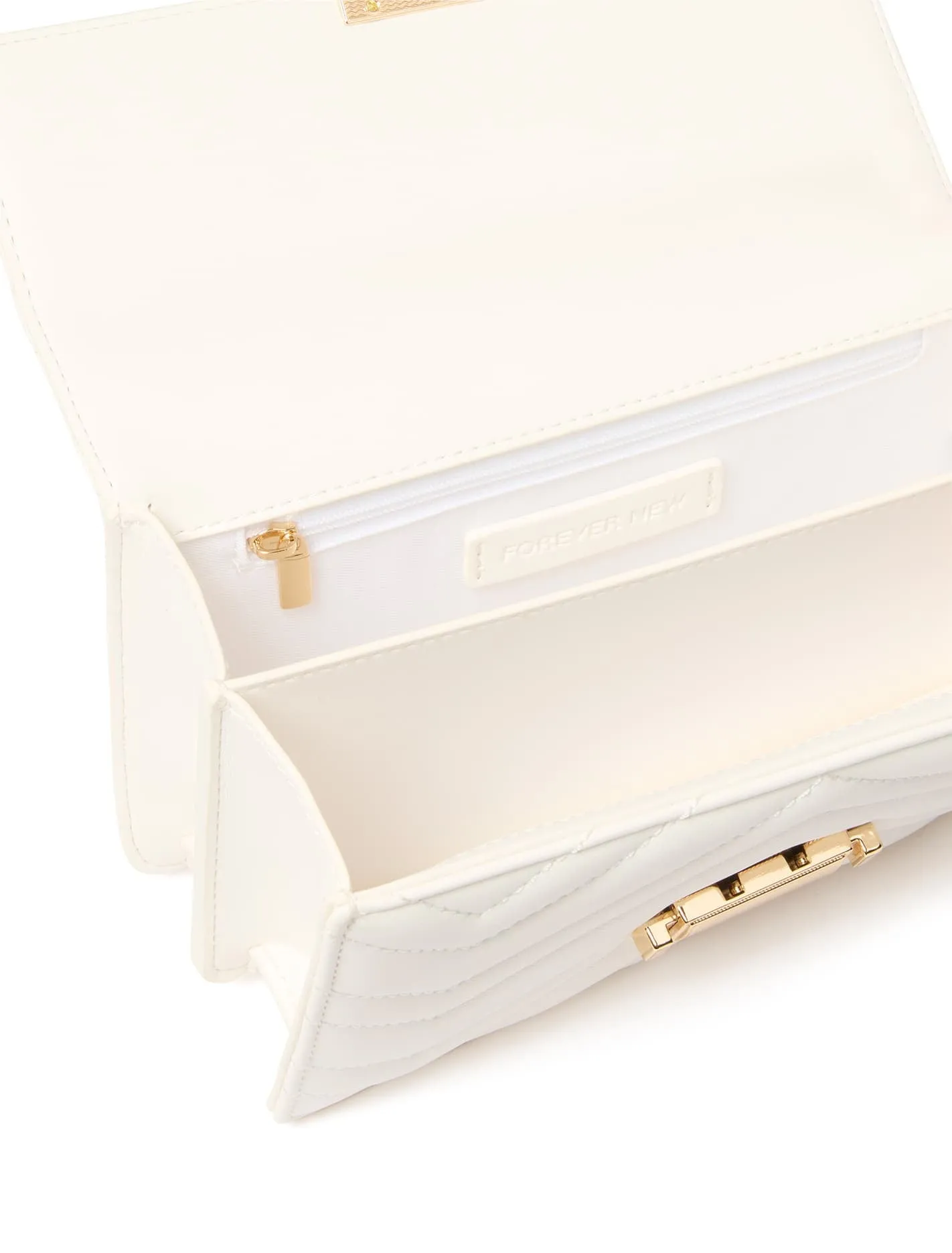 Mandy Metal Top Handle Bag